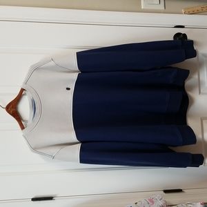 Izod pullover color block sweatshirt sz XL